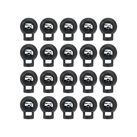 20 stk. snorstopper, snorstopper, plast snorlås, plast snorstopper, fjær snorstopper, snorfjær stoppknapper, for klær