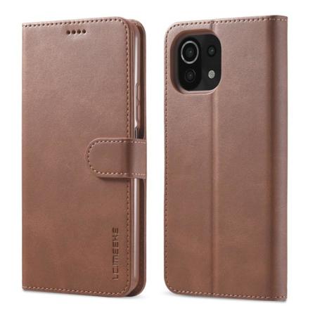 Lc.imeeke Xiaomi Mi 11 Lite 4g, 5g, 11 Lite 5g Ne Fodral - Coffe Brun