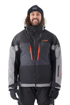 Geacă De Zăpadă TOBE Contego 3in1 gri oțel S