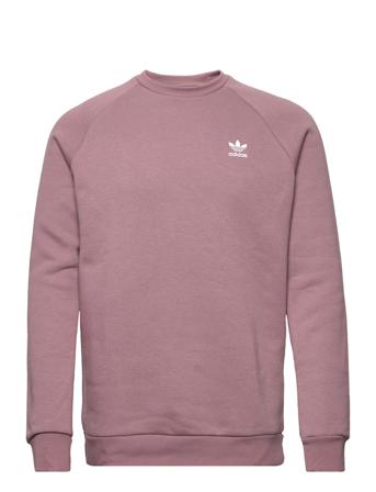 Adicolor Essentials Trefoil Crewneck Sweatshirt Sweatshirt Trøje Lilla Adidas Originals