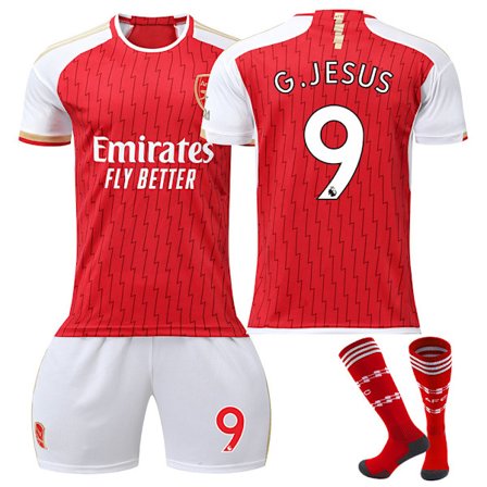 23 Arsenal hemmatröja NR 9 Jesus-tröjaset
