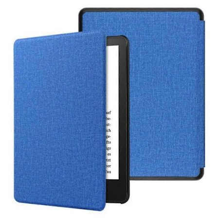 Slank og slitesterk PU-lærdeksel for Kindle Paperwhite 6 12. generasjon 2024 med automatisk vekke-/sovefunksjon