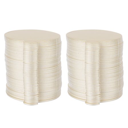 200 stk. Gullfargede runde kakebunner i papp - Kakebunner - Kjøkkenutstyr