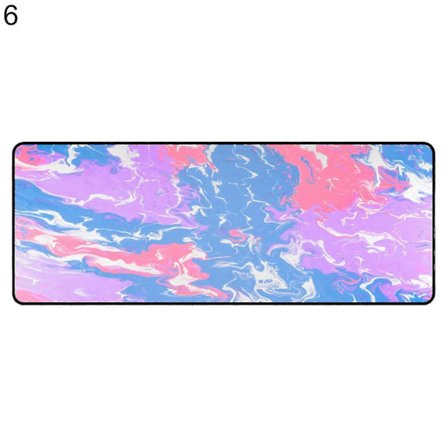 GOJOY Musmatta Förtjockad Halkfri Stor Abstrakt Konst Matta Spelmusmatta Bordsmatta För Dator