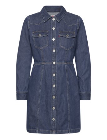 Levi's | Flynn Western Core Dress Dark Indigo - Worn In | L
