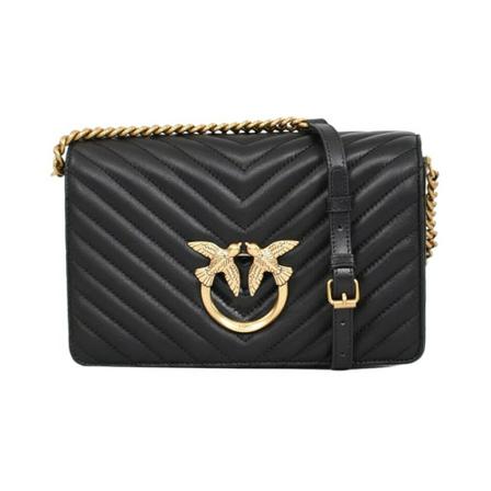 Pinko, Shoulder Bags Czarny, Kobieta, Rozmiar: ONE Size