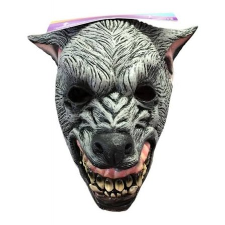 Mask - Vargmänniska - Latex - Realistisk effekt - Vuxen