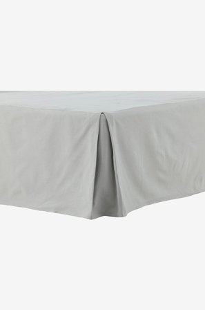 Venture Home - Ziggy Bed Skirt - Grå - Sängkappor - 180X200 - Från Homeroom