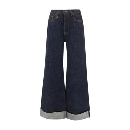 R13, Wide Jeans Niebieski, Kobieta, Rozmiar: W26