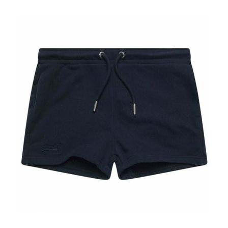 Superdry, Shorts Vintage Logo EMB Jersey Niebieski, Kobieta, Rozmiar: S
