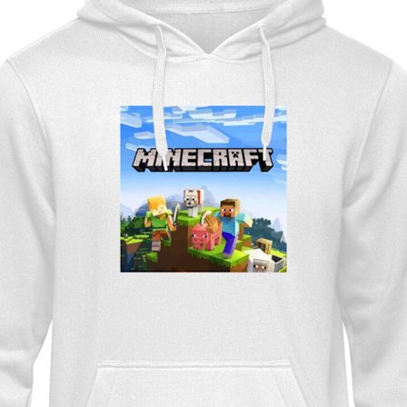 Hoodie Minecraft Creeper block pixel retro gaming
