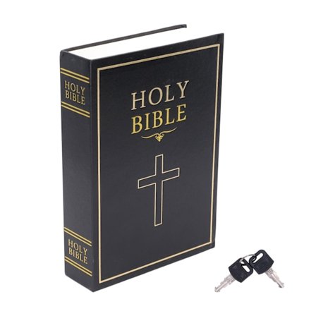 Avledningsbok Safe Høy sikkerhet Simulering Bok Safe Deposit Box med 2 nøkler for skole Hjem ReiserB