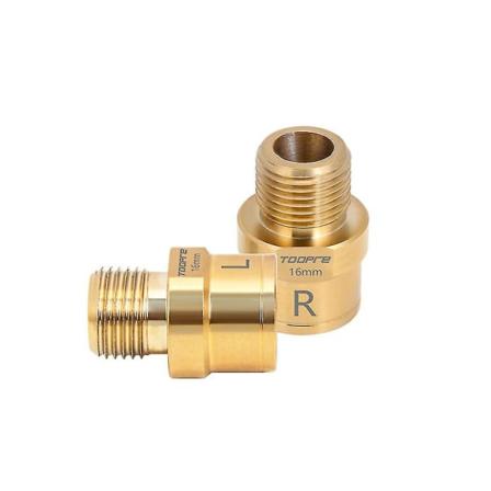 16 mm 20 mm cykelpedalaxelförlängare för Mtb landsvägscykelpedaler 1 par Golden 16mm