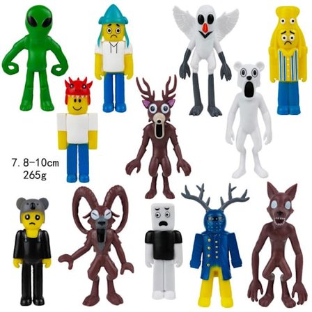 99 Nights Håndlavet Hjortefigur Virtuelt Overlevelsesspil Perifer Dukke Model Ornament 99 Nights Sæt E (12 designs) ly