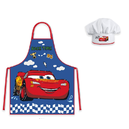 Disney Cars Racing Tid Barnförkläde 2-delat Set