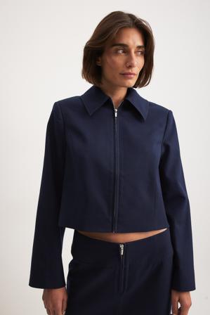 The Hanna Schönberg Edit Veste zippée - Manteaux légers - Bleu Marine - EU 44