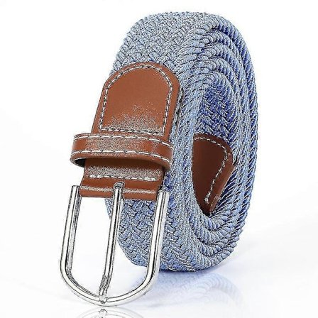 Flettet elastisk belte i lerret for menn og kvinner