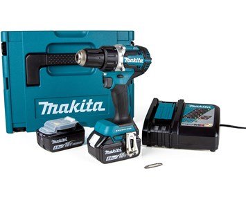 Makita-DDF484RTJ 2x5.0Ah-Kraftig 18 V Makita-drill med to store batterier-Tools & Garden-Driller og skrutrekkere