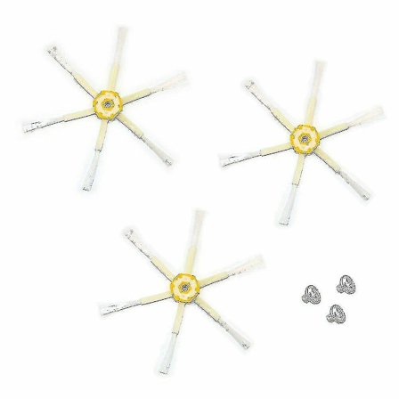 Sidebørste til iRobot Roomba 500/600/700-serien 560 630 650 770 760 - 3 stk. 3-arm og 3 stk. 6-arm