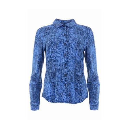Maicazz Wi22.20.001 Casha Blouse Malibu Dots , Blauw , Dames , Maat: XL