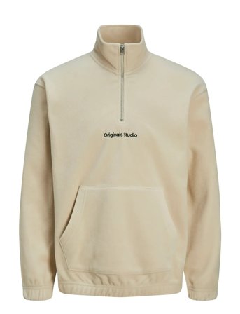 Jorvesterbro Fleece Quarter Zip Noos Beige Jack & J S