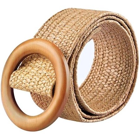 Elastisk stråbælte, tøjrem, jeansbælte, egnet til kvinder