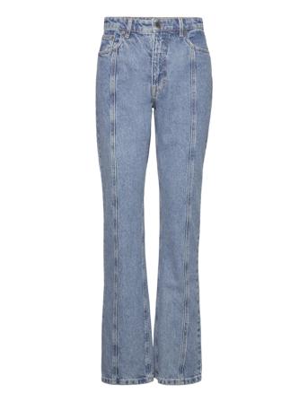 ROTATE Birger Christensen Twill Straight Jeans Blå