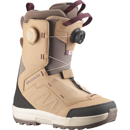 Salomon - Buty snowboardowe Buty snowboardowe Vista Dual Boa - Tan / Deep Taupe