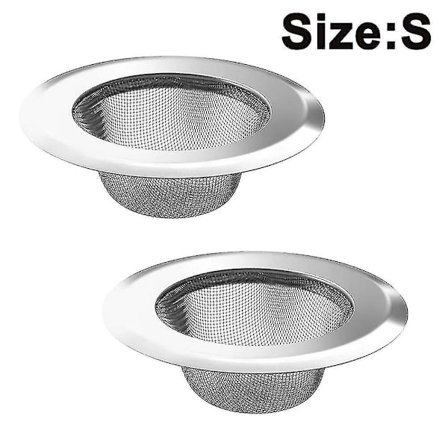 2 Pack Kitchen Sink Strainer, Stainless Steel Drain Filter Strainer