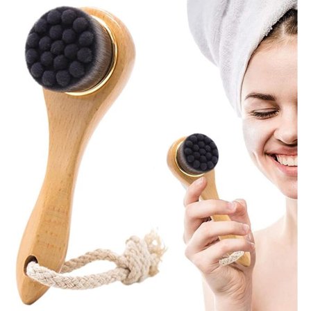 Anti-cellulite børste - ansigtsbørste - Ansigtsrensning - Velegnet til ansigt, hage og kæbelinje konturer