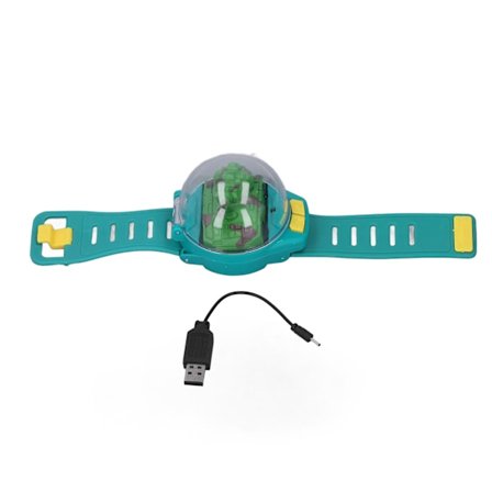 2,4 GHz:n pieni RC-lelusäiliö, vihreä, USB-ladattava kello, kauko-ohjattava auto yli 3-vuotiaille lapsille