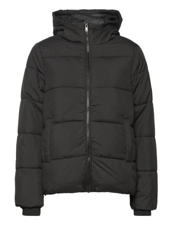 Mlursa Short Jacket A. Vuorillinen Takki Topattu Takki Musta Mamalicious