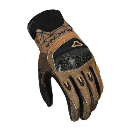 Motorradhandschuhe Macna Rocco Schwarz/Braun S