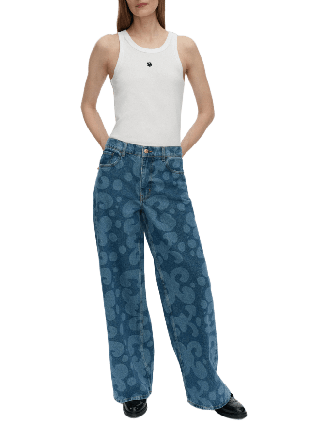 Marimekko Maridenim Loose Keidas Jeans Dam Blå 33/32