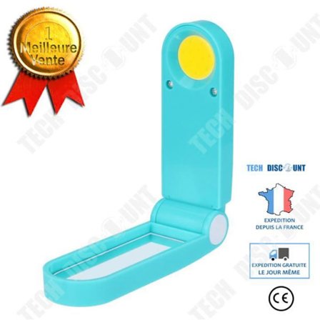 Spegelamp - TD - Uppladdningsbar USB - Fällbar - LED-belysning - Blå färg