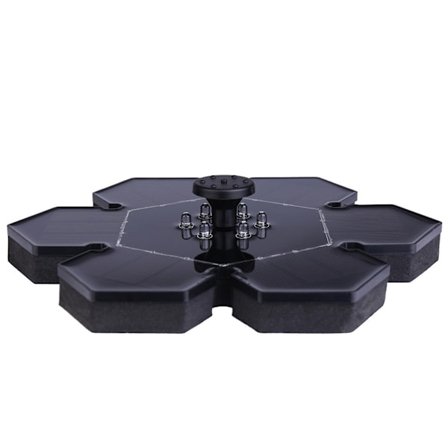 Solar fontän pool trädgård dekoration