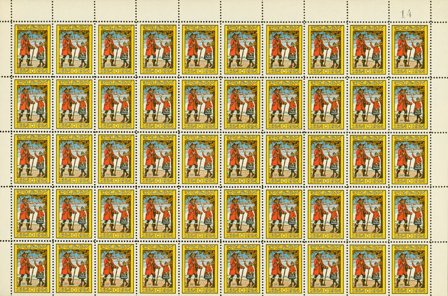 Danmark - Julemærkeark 1924 - Ubrugt eller foldet