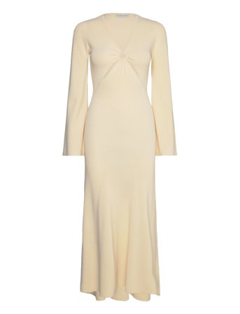 Malina | Nadia Ring Front Knitted Midi Dress | XS