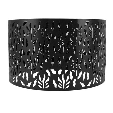 Hul metall lampeskjerm lysekrone lampeskjerm kunst utskjæring hul lampeskjerm kompatibel med E27/E14 kaliber lampeholder[gks]