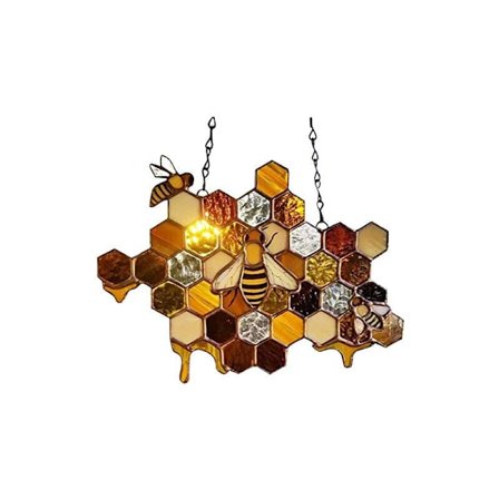 Håndlavet bi-vægdekoration 1 stk.