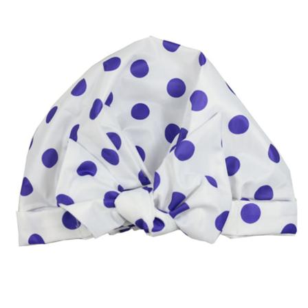 Duschmössor Flower Print Vattentät Elastisk Lång Kort Hatt