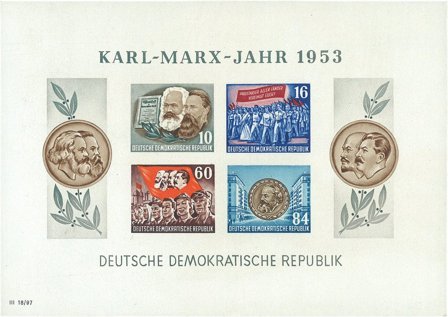 DDR 1953 - MICHEL 9B - Miniark - Postfrisk