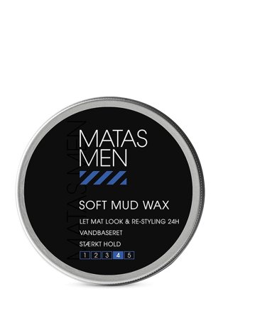 3 for 2 - Matas Striber Men Soft Mud Wax 75 ml, Hår, Styling, Voks