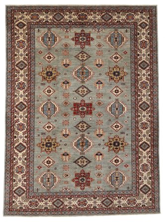 Kazak Ariana Rug Hand Knotted 248X339 Brown/Dark Yellow Afghanistan