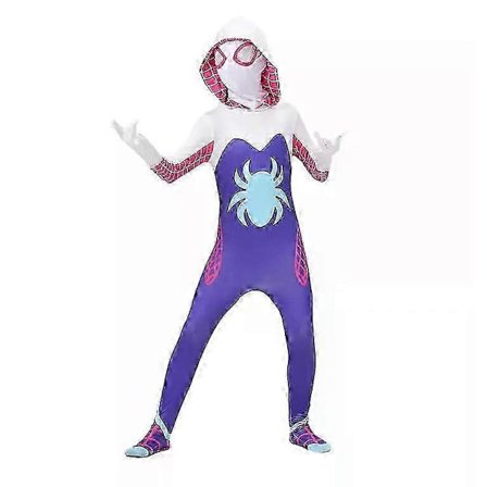 Ghost Spider Stacy Gwen Cosplay Halloween Kostym Jumpsuit Fancy
