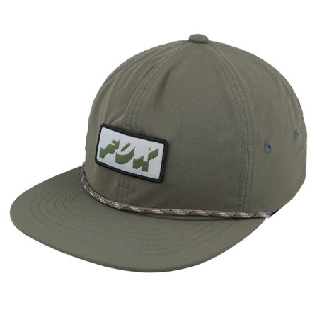 Fox - Leo Hat Olive Green Strapback Snapback Green Cap - @ Hatstore