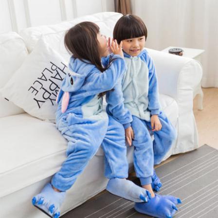 Barn Djur Jumpsuits Flanell Jumpsuits Baby