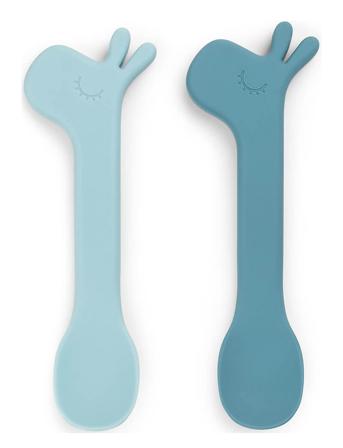 Silic Spoon 2-Pack Lalee Blue D By Deer Blue