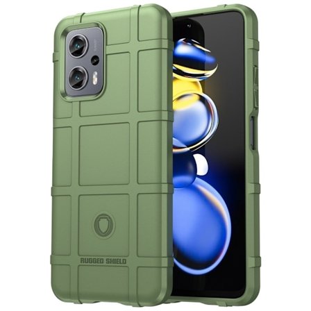 Rugged Shield Xiaomi Poco X4 GT / Xiaomi Redmi Note 11T Pro Plus / Xiaomi Redmi Note 11T Pro skal - Grön