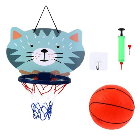 1 Set Set Basket Backboard Ram Barn Basket Leksak Mini Basket Net Educational Toys